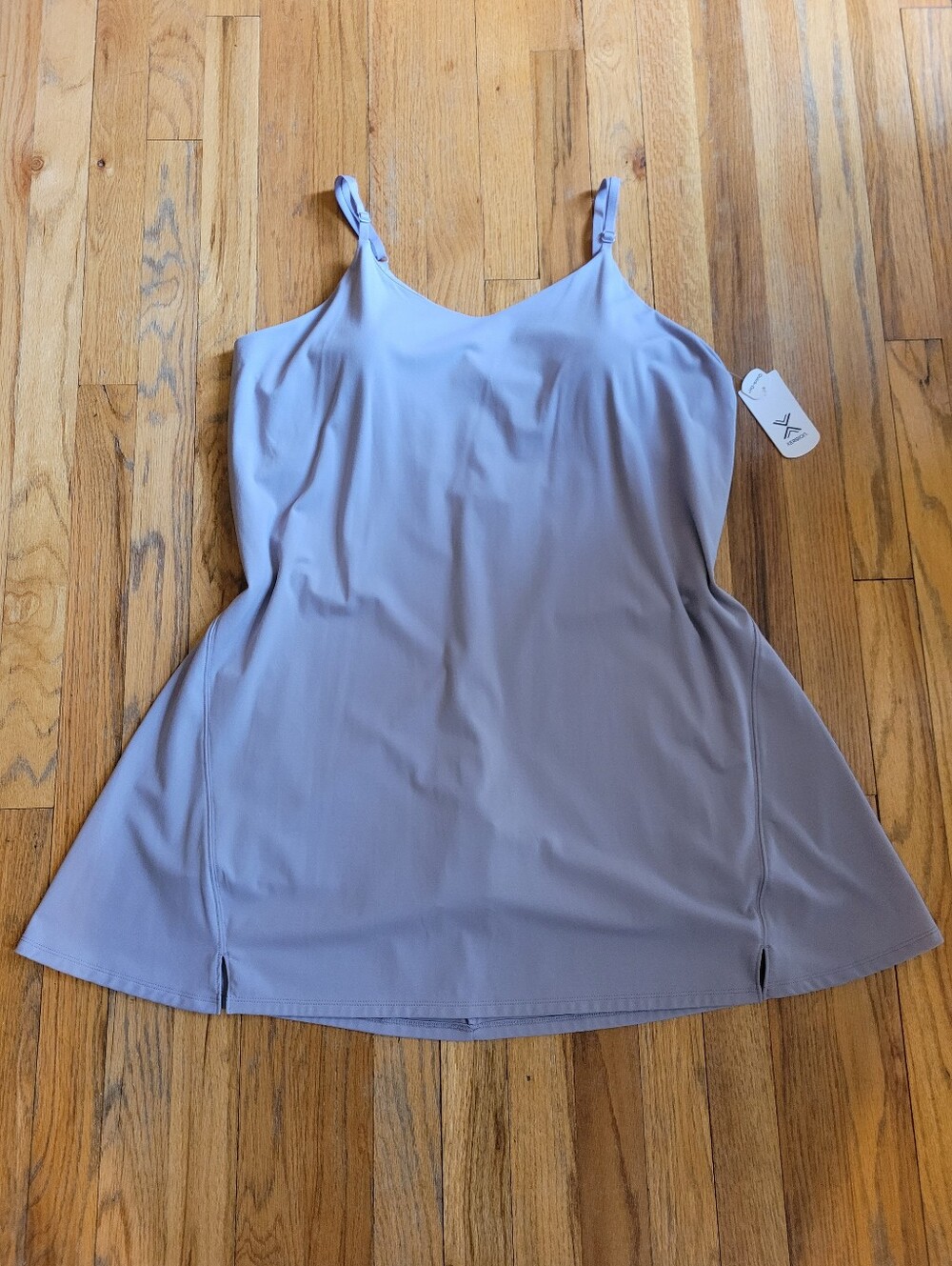 Light Lavender Workout Dress With Bulit-in Shorts Size XXL